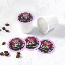 k-cup with paper filter and 2.0 foil lid